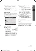 Preview for 21 page of Samsung LE32C530 User Manual