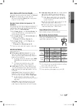 Preview for 17 page of Samsung LE32C550 User Manual