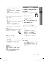 Предварительный просмотр 13 страницы Samsung LE32C550J1W User Manual