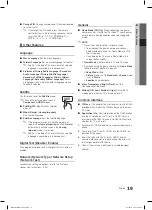 Предварительный просмотр 19 страницы Samsung LE32C550J1W User Manual