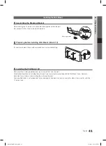 Предварительный просмотр 41 страницы Samsung LE32C550J1W User Manual