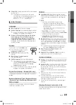 Preview for 19 page of Samsung LE32C650 User Manual