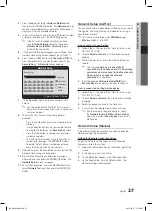 Предварительный просмотр 27 страницы Samsung LE32C650 User Manual