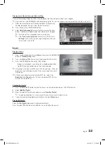 Предварительный просмотр 33 страницы Samsung LE32C650 User Manual