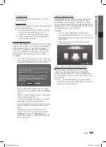 Предварительный просмотр 45 страницы Samsung LE32C650 User Manual