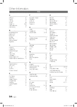 Предварительный просмотр 54 страницы Samsung LE32C650 User Manual