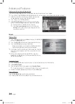 Предварительный просмотр 34 страницы Samsung LE32C670 User Manual