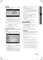 Предварительный просмотр 41 страницы Samsung LE32C670 User Manual