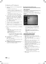 Предварительный просмотр 42 страницы Samsung LE32C670 User Manual