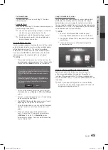 Предварительный просмотр 45 страницы Samsung LE32C670 User Manual