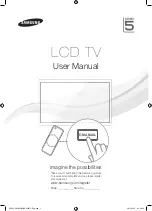 Preview for 1 page of Samsung LE32D550K1W User Manual