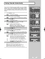 Предварительный просмотр 17 страницы Samsung LE32M61B Owner'S Instructions Manual