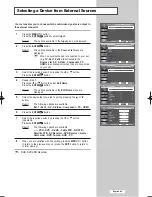 Предварительный просмотр 47 страницы Samsung LE32M61B Owner'S Instructions Manual