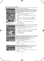 Предварительный просмотр 315 страницы Samsung LE32M7 Owner'S Instructions Manual