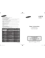 Samsung LE32M8 Owner'S Instructions Manual предпросмотр