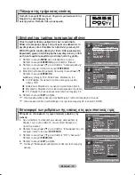 Предварительный просмотр 201 страницы Samsung LE32M8 Owner'S Instructions Manual