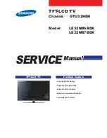 Samsung LE32M86BDX Service Manual предпросмотр