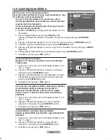 Preview for 117 page of Samsung LE32R8 Owner'S Instructions Manual