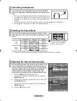 Предварительный просмотр 26 страницы Samsung LE32R86WD Owner'S Instructions Manual