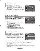 Предварительный просмотр 43 страницы Samsung LE32R86WD Owner'S Instructions Manual