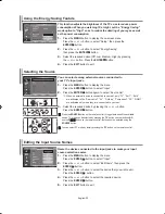 Предварительный просмотр 22 страницы Samsung LE32S62 Owner'S Instructions Manual