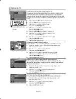 Предварительный просмотр 26 страницы Samsung LE32S62 Owner'S Instructions Manual