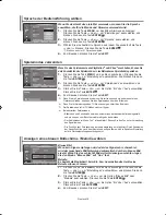 Предварительный просмотр 73 страницы Samsung LE32S62 Owner'S Instructions Manual