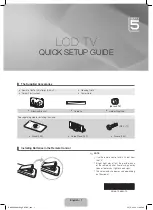 Preview for 1 page of Samsung LE37C580J1K Quick Setup Manual