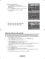 Предварительный просмотр 12 страницы Samsung LE37M8 Owner'S Instructions Manual