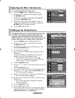 Предварительный просмотр 42 страницы Samsung LE37M8 Owner'S Instructions Manual