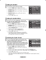 Предварительный просмотр 43 страницы Samsung LE37M8 Owner'S Instructions Manual