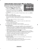 Предварительный просмотр 208 страницы Samsung LE37M8 Owner'S Instructions Manual