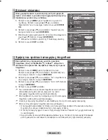 Предварительный просмотр 216 страницы Samsung LE37M8 Owner'S Instructions Manual