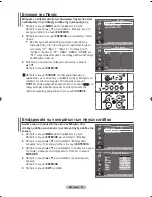 Предварительный просмотр 219 страницы Samsung LE37M8 Owner'S Instructions Manual