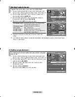 Предварительный просмотр 390 страницы Samsung LE37M8 Owner'S Instructions Manual