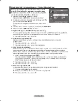 Предварительный просмотр 394 страницы Samsung LE37M8 Owner'S Instructions Manual