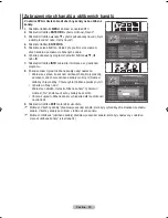 Предварительный просмотр 413 страницы Samsung LE37M8 Owner'S Instructions Manual