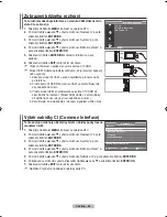 Предварительный просмотр 418 страницы Samsung LE37M8 Owner'S Instructions Manual