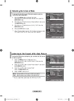 Предварительный просмотр 27 страницы Samsung LE37M86BD Manual
