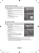 Предварительный просмотр 30 страницы Samsung LE37M86BD Manual