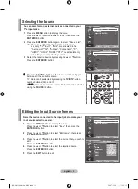 Предварительный просмотр 33 страницы Samsung LE37M86BD Manual