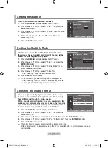 Предварительный просмотр 43 страницы Samsung LE37M86BD Manual