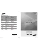 Samsung LE40A536 User Manual preview