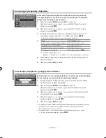 Preview for 145 page of Samsung LE40F7 Owner'S Instructions Manual