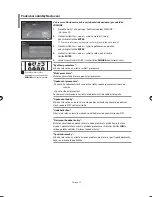 Preview for 343 page of Samsung LE40F7 Owner'S Instructions Manual