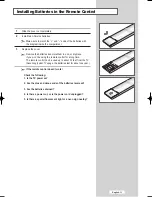 Предварительный просмотр 13 страницы Samsung LE40M51BS Owner'S Instructions Manual