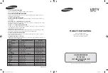 Предварительный просмотр 1 страницы Samsung LE40M9 Owner'S Instructions Manual