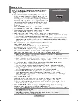 Предварительный просмотр 11 страницы Samsung LE52F9 Owner'S Instructions Manual