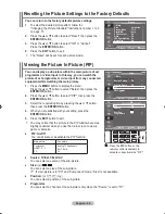 Предварительный просмотр 22 страницы Samsung LE52F9 Owner'S Instructions Manual