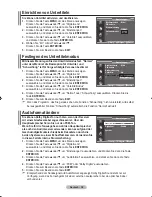 Предварительный просмотр 166 страницы Samsung LE52F9 Owner'S Instructions Manual